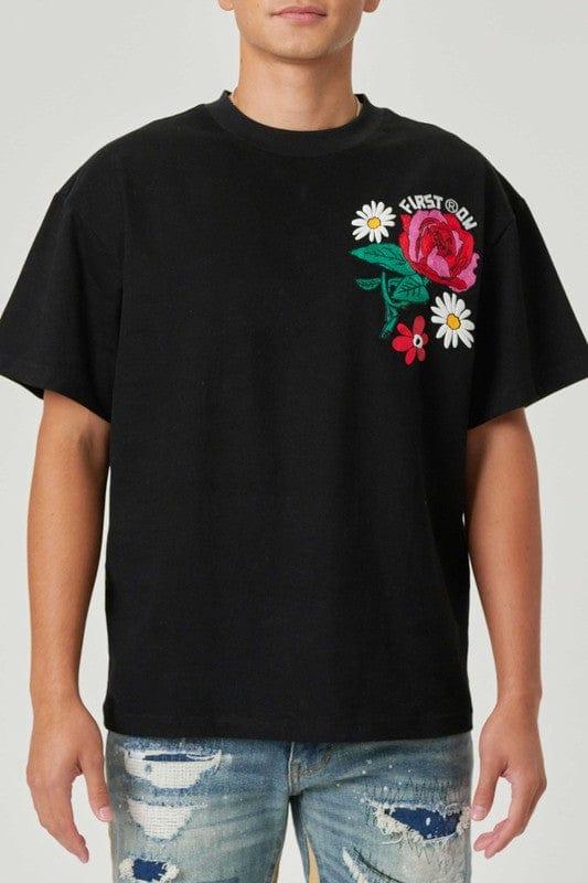 Flower Puff Graphic Tee - Da Bohemian Bazaar