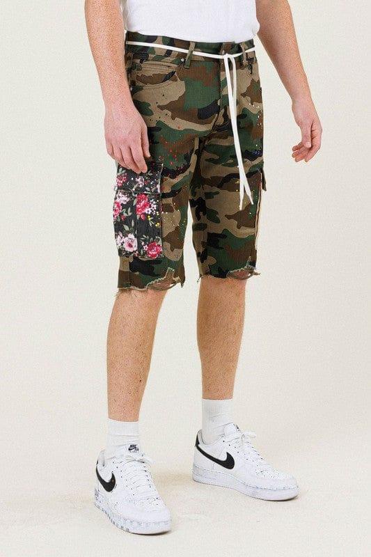 Camo Cargo Short - Da Bohemian Bazaar