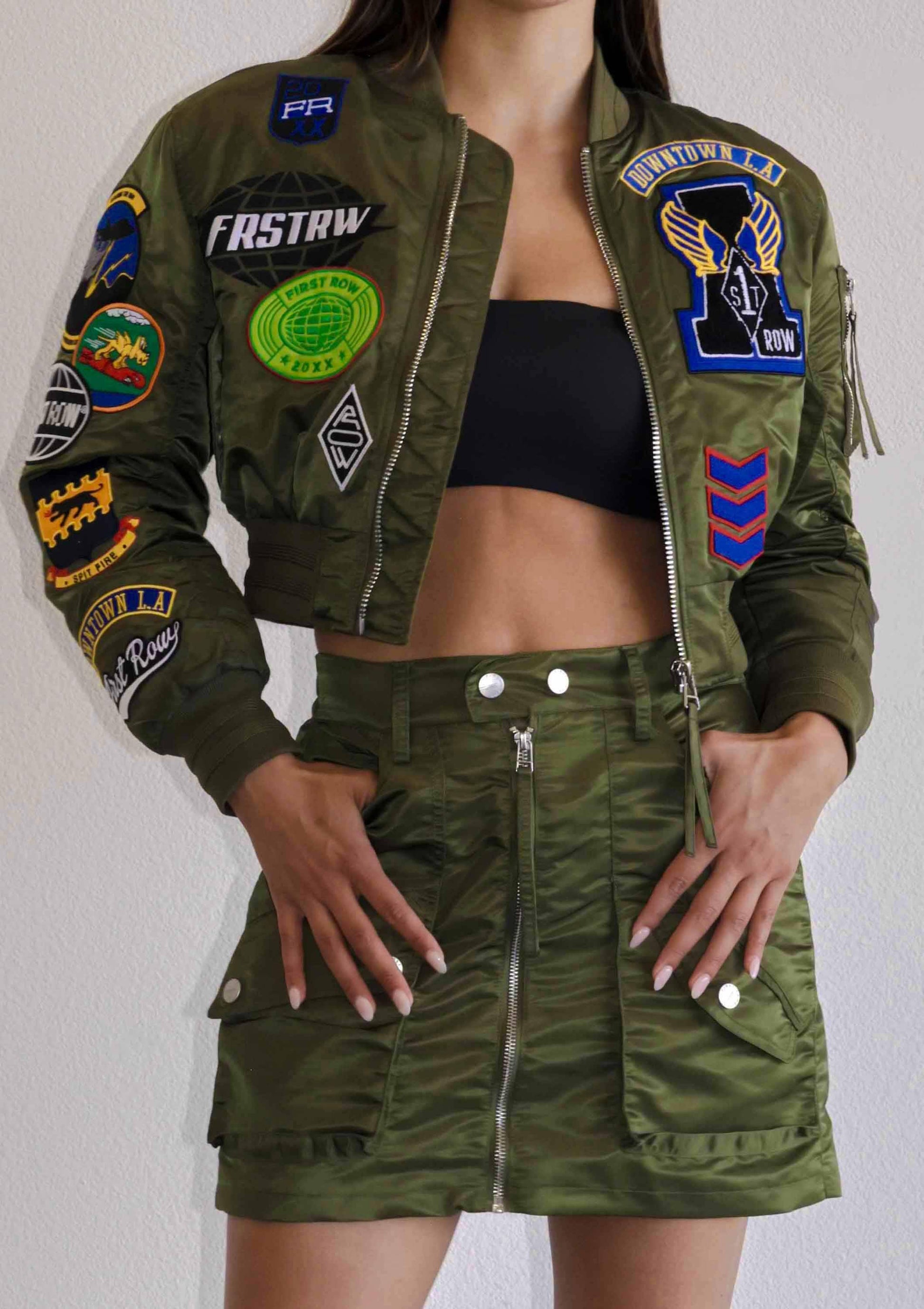 Coexist Multi Patches MA-1 Bomber Jacket - Da Bohemian Bazaar