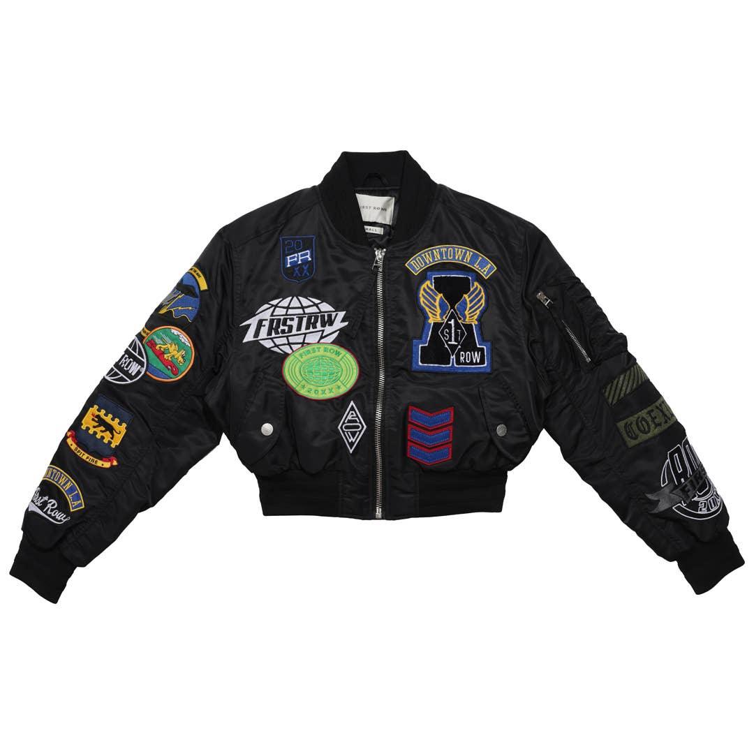 Coexist Multi Patches MA-1 Bomber Jacket - Da Bohemian Bazaar