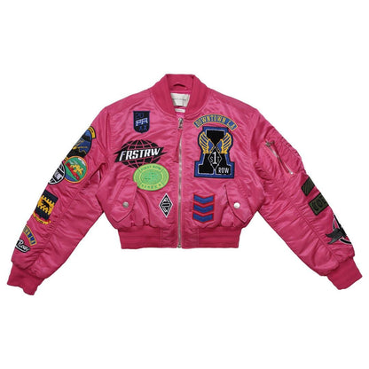Coexist Multi Patches MA-1 Bomber Jacket - Da Bohemian Bazaar