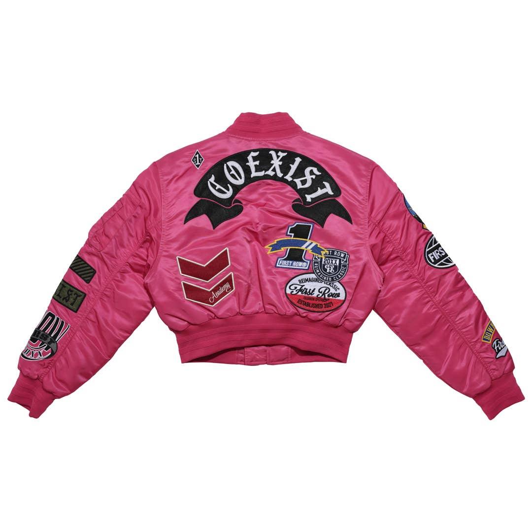 Coexist Multi Patches MA-1 Bomber Jacket - Da Bohemian Bazaar