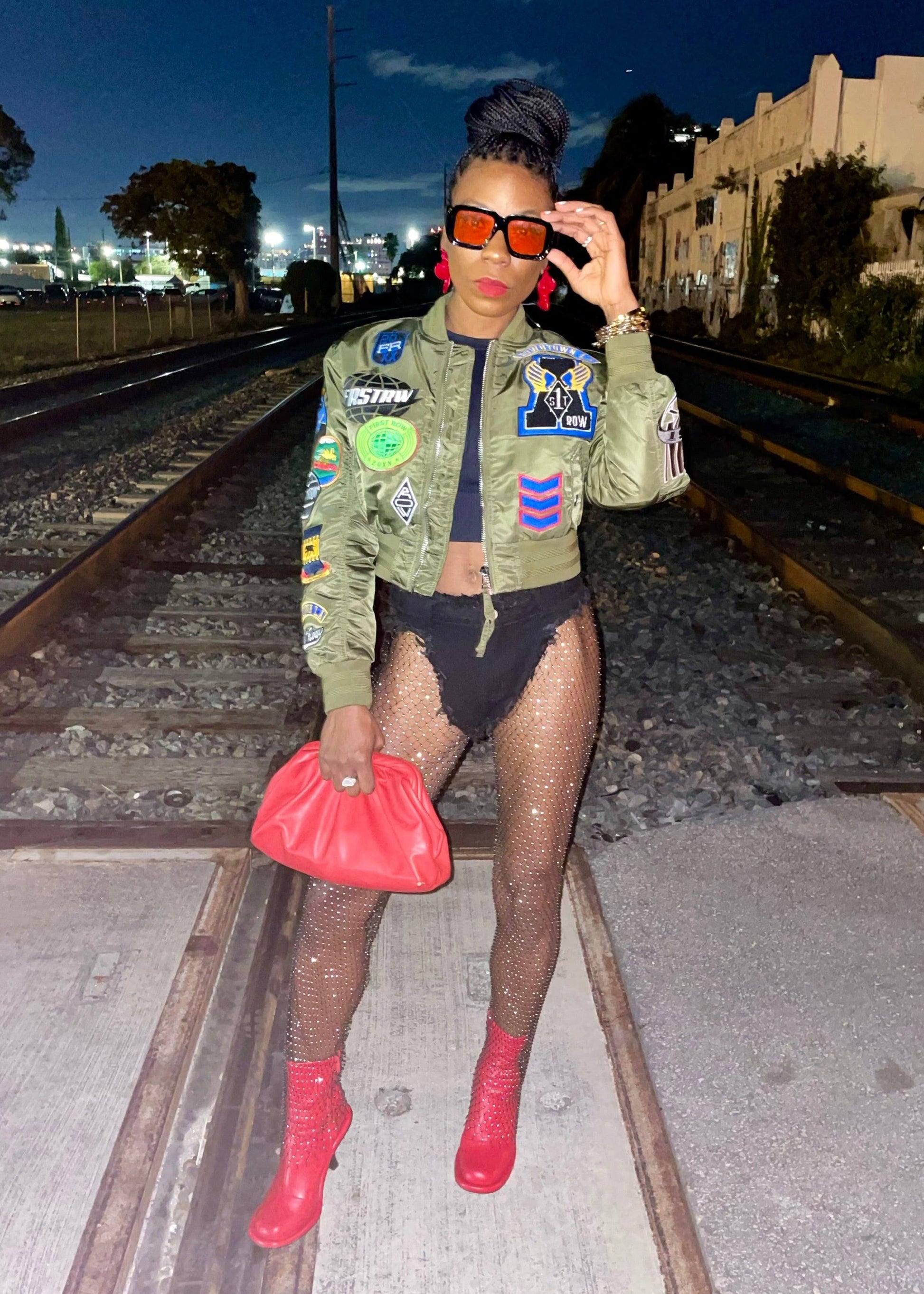 Coexist Multi Patches MA-1 Bomber Jacket - Da Bohemian Bazaar