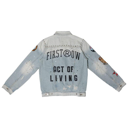 Act of Living Rodeo Washed Denim Jacket - Vintage Style - Da Bohemian Bazaar