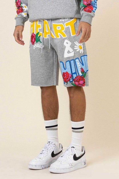 Flower Puff Short - Da Bohemian Bazaar