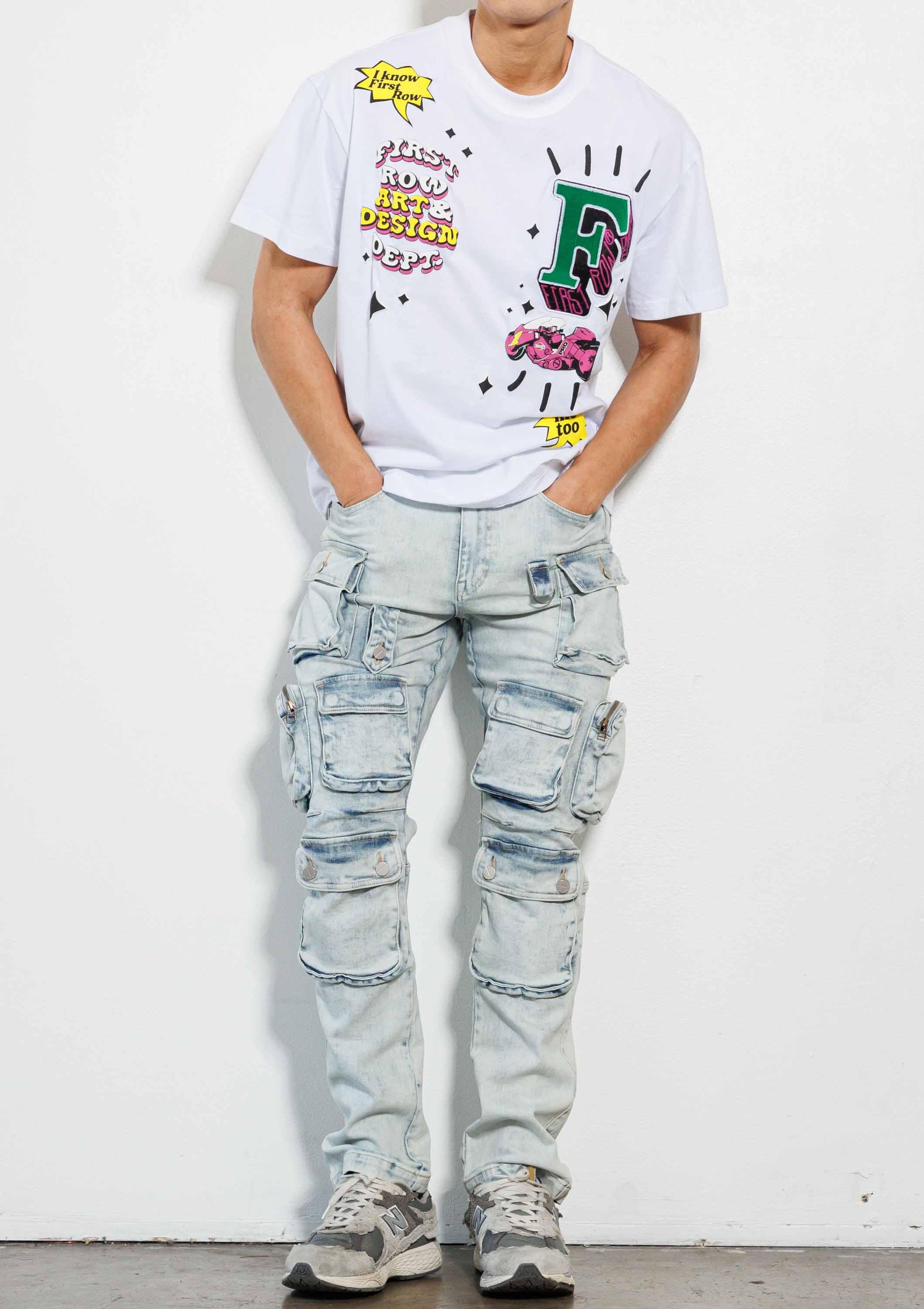 Cargo Denim Jeans - Da Bohemian Bazaar