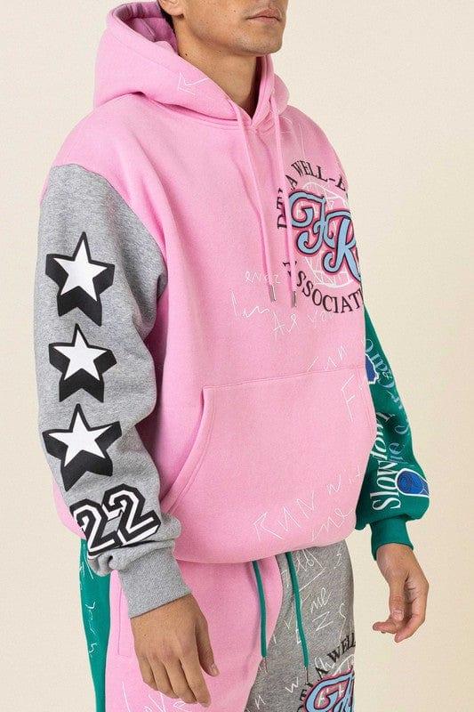 Color Block Hoodie - Da Bohemian Bazaar