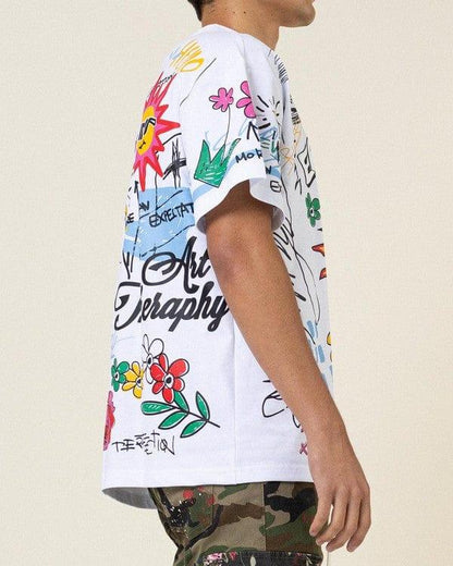 All-Over Graphic Tee - Da Bohemian Bazaar