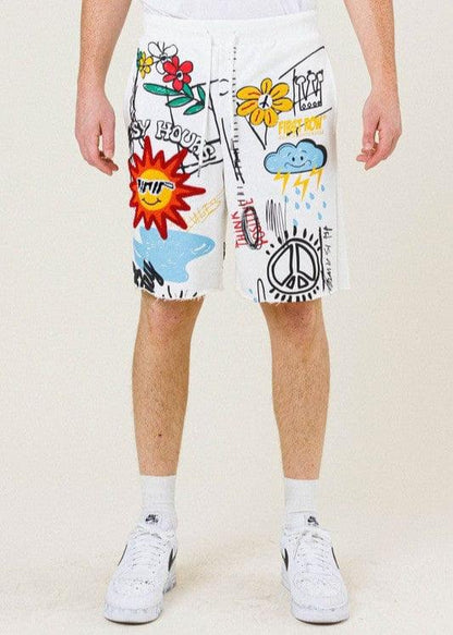 All-Over Doodling Short - Da Bohemian Bazaar