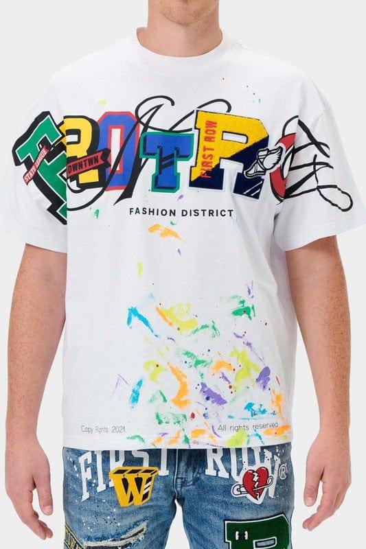 Chenille Patch Graphic Tee - Da Bohemian Bazaar
