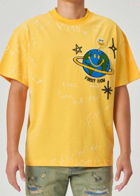 Fantastic Planet Patch Graphic Tee II - Da Bohemian Bazaar