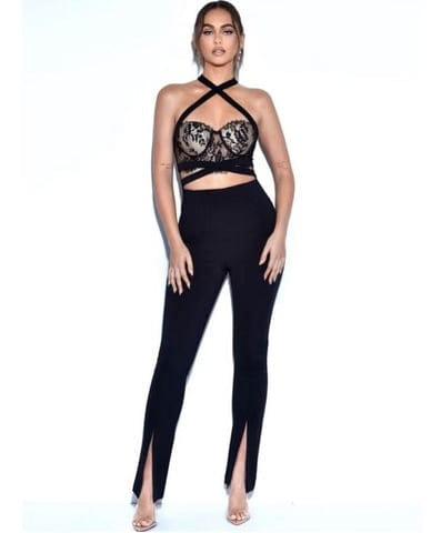 Carmela Halter Jumpsuit - Da Bohemian Bazaar