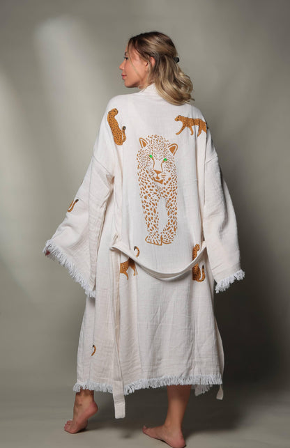The LouLou Long Tiger Kimono - Da Bohemian Bazaar