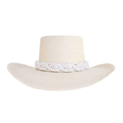 FINLO Women's Gambler Straw Hat - Da Bohemian Bazaar