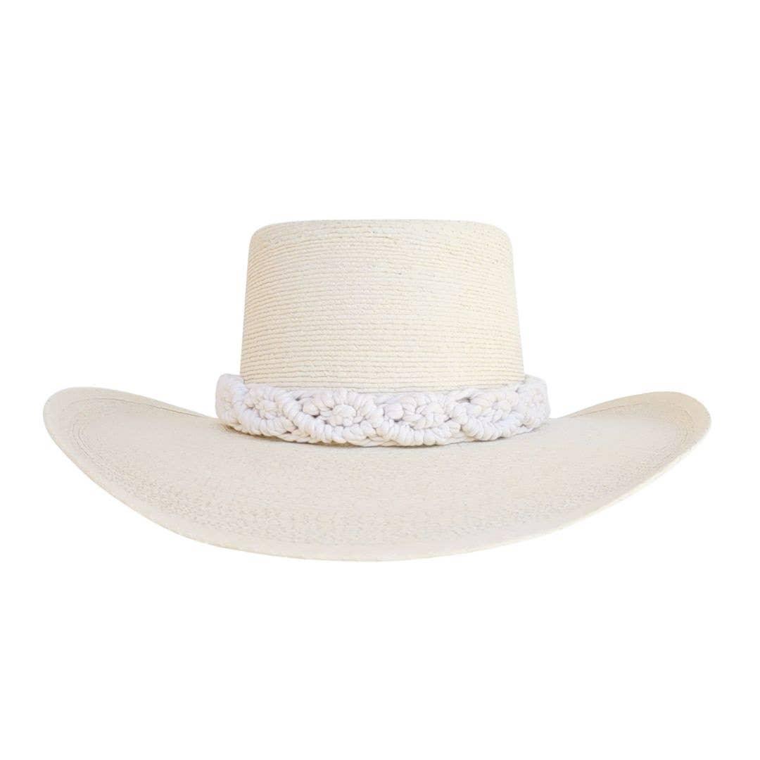FINLO Women's Gambler Straw Hat - Da Bohemian Bazaar