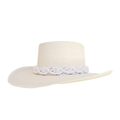 FINLO Women's Gambler Straw Hat - Da Bohemian Bazaar