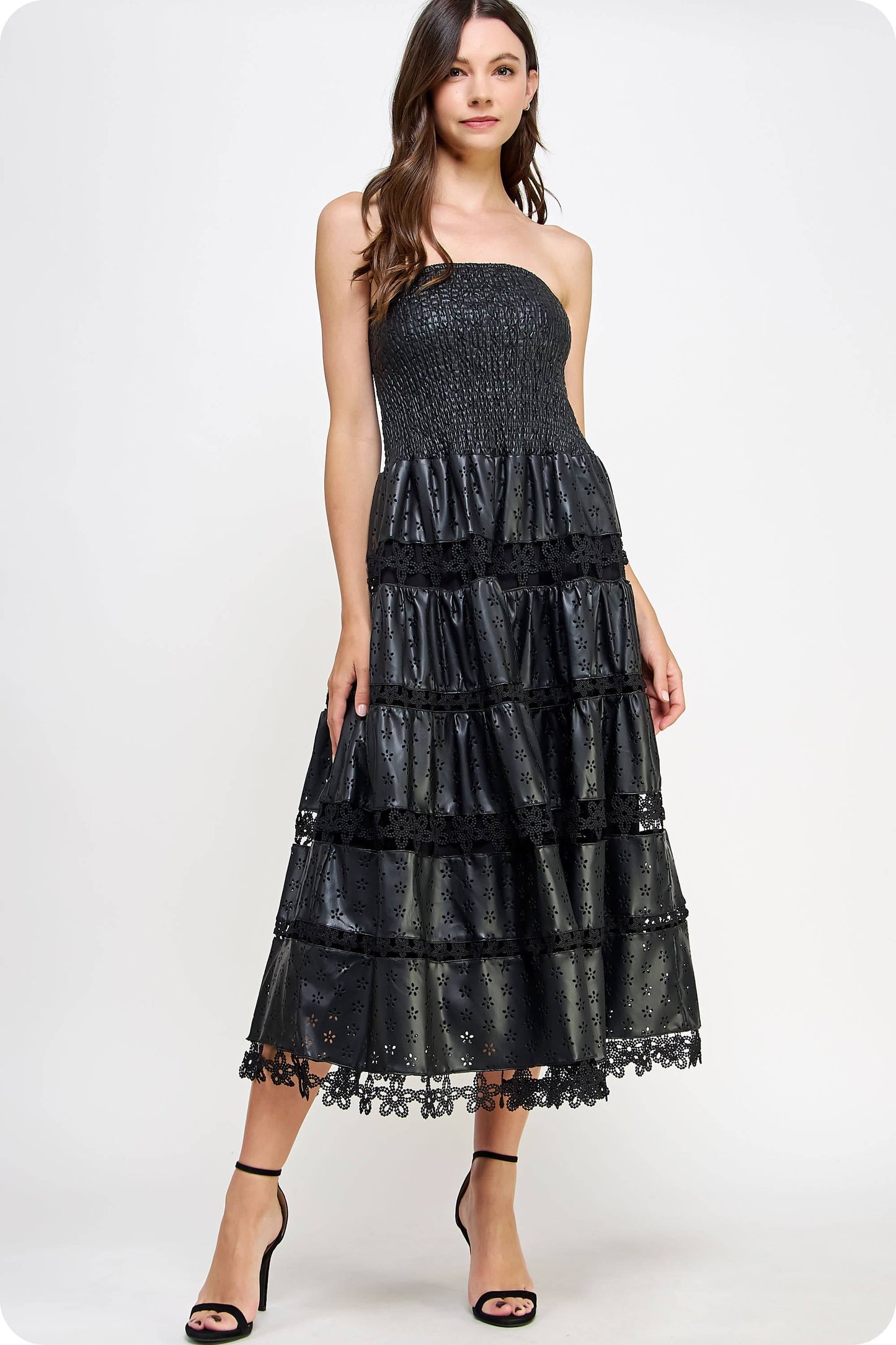 Lena Eyelet Dress - Da Bohemian Bazaar