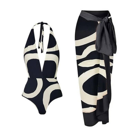 Capri Noir Swim Set