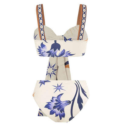 Tropical Ruffle Bikini Set