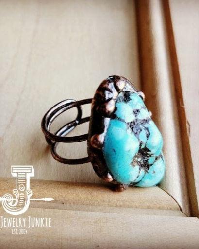 Luna Turquoise Ring - Da Bohemian Bazaar