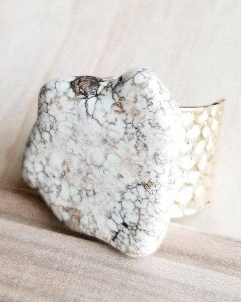 White Turquoise Ring - Da Bohemian Bazaar