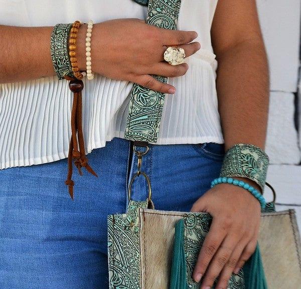 White Turquoise Ring - Da Bohemian Bazaar