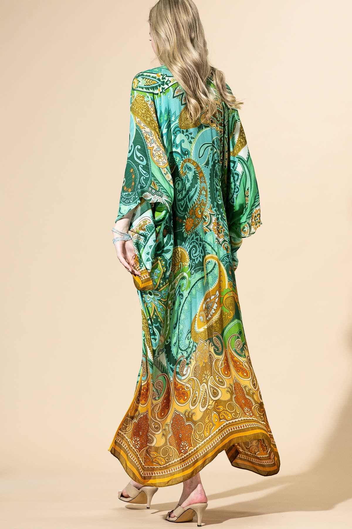 Marionette Emerald Heirloom Duster Kimono