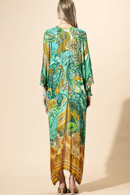 Marionette Emerald Heirloom Duster Kimono