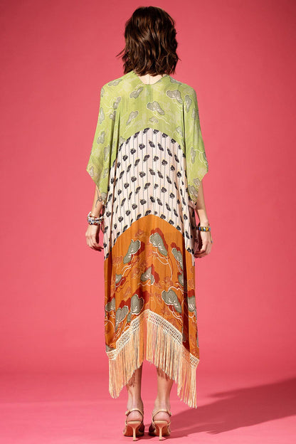Midori Grove Fringe Kimono